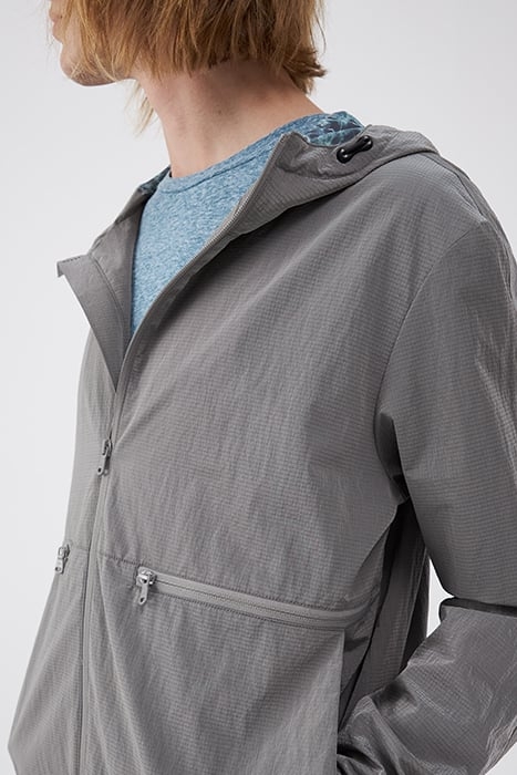 METAL GREY NYLON WATER REPELLENT JACKET 7