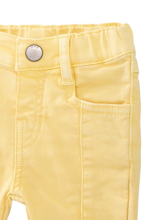 BABY BOYS’ LIGHT YELLOW JEANS WITH SEAM DOWN FRONT 3