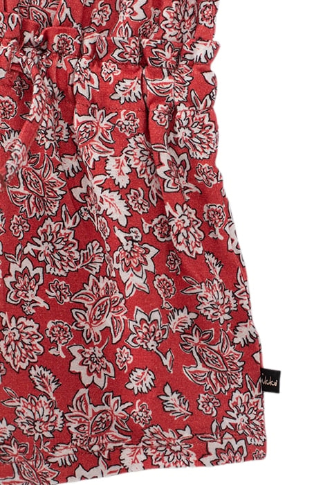 BABY GIRLS’ RED FLORAL PRINT PLAYSUIT 5