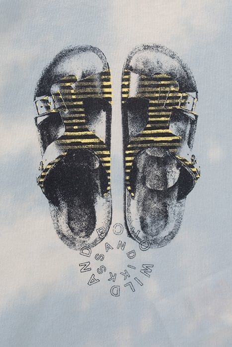 BABY BOYS’ TIE-DYE SANDALS IMAGE ORGANIC COTTON T-SHIRT 6