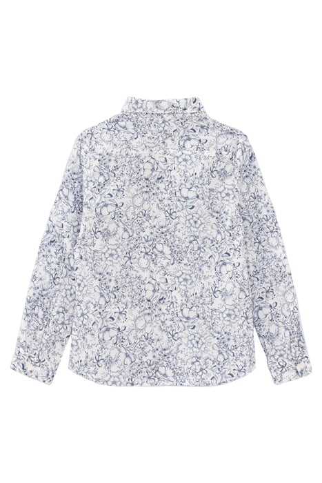 BOYS’ WHITE FLOWERY LIBERTY FABRIC MINI ME SHIRT 2