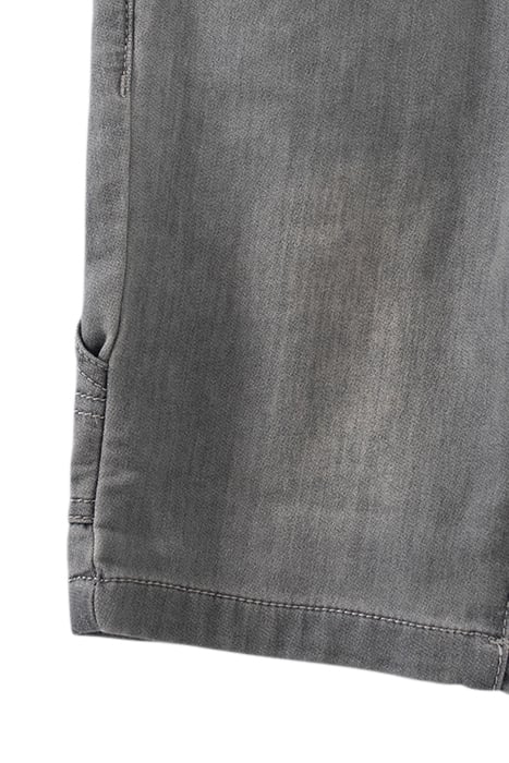 BOYS’ GREY DENIM ELASTICATED WAIST BERMUDA SHORTS 5
