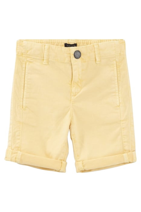 BOYS’ LIGHT YELLOW CHINO BERMUDA SHORTS 1