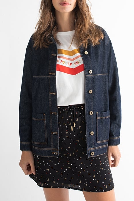 RAW DENIM JACKET WITH XL POCKETS 1