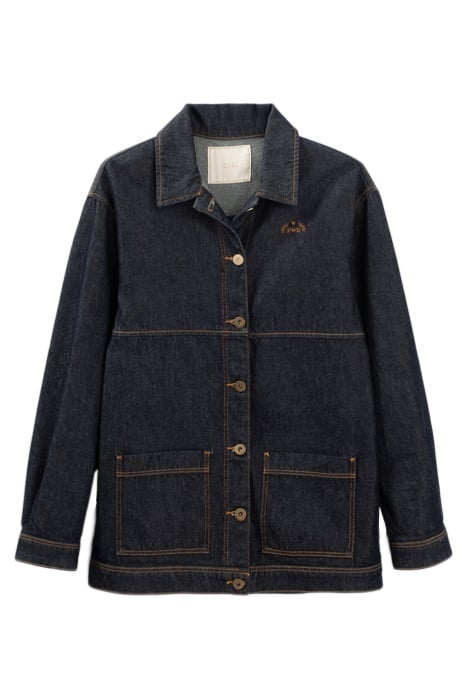 RAW DENIM JACKET WITH XL POCKETS 4