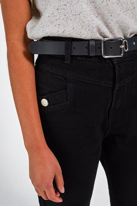 GREY SLOUCHY JEANS WITH DECORATIVE BUTTONS 6