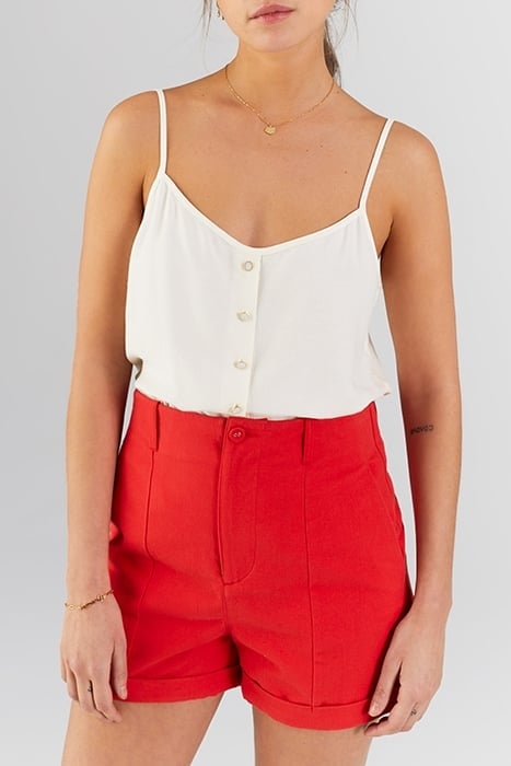 CHERRY SHORTS WITH SEAMING ON FRONT 3