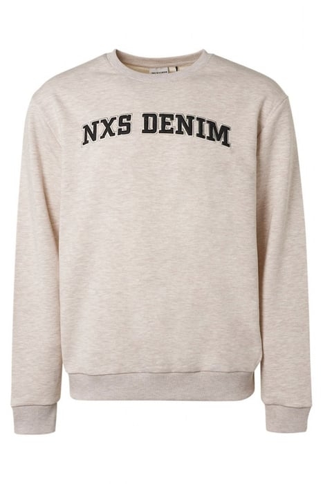 SWEATER CREWNECK MELANGE SAND MELANGE 4