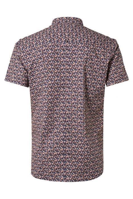 SHIRT SHORT SLEEVE ALLOVER PRINTED STRETCH PAPAYA 5