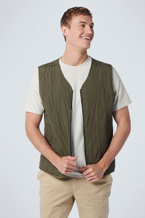 GILET PADDED FULL ZIPPER ARMY 1