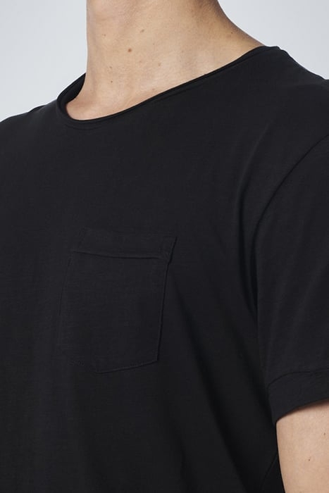 T-SHIRT CREWNECK SLUB BLACK 6