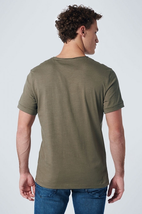 T-SHIRT CREWNECK SLUB ARMY 2