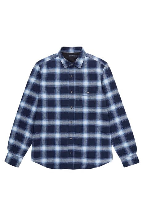 FLANNEL WAD CHECK OVERSHIRT BLUE MULTI 4