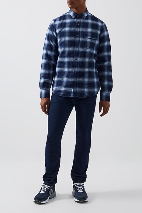 FLANNEL WAD CHECK OVERSHIRT BLUE MULTI 2