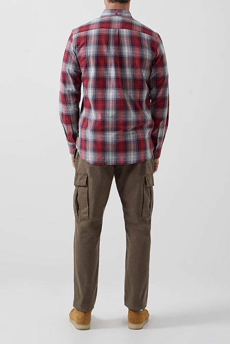 CHECK LONG SLEEVE SHIRT RED MULTI 3