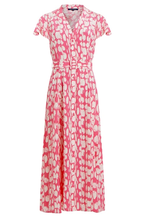 ISLANNA CREPE PRINTED MIDI DRESS CAMELLIA ROSE/CREAM 3