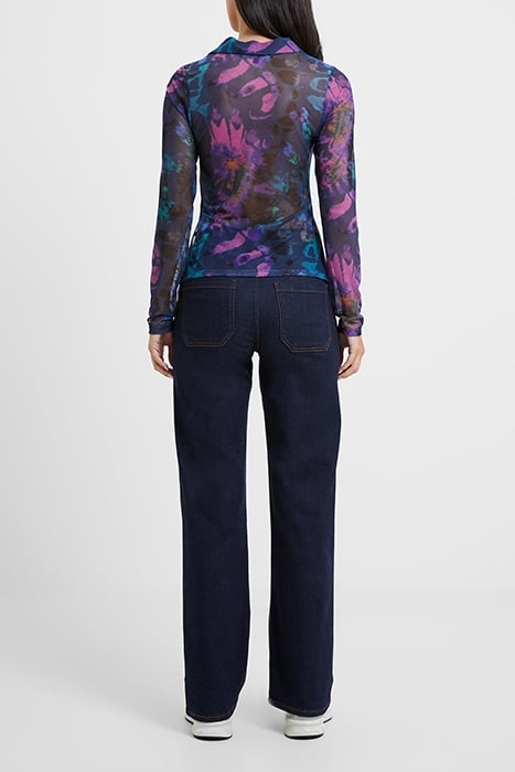 TONI MESH GABRIELA TOP BLUE DEPTHS 2