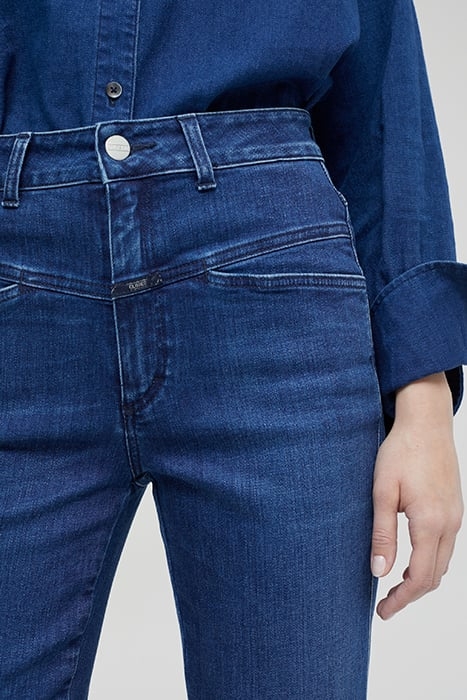 WOMEN PEDAL PUSHER JEANS DARK BLUE 5