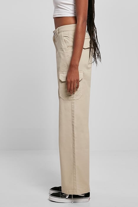 LADIES HIGH WAIST STRAIGHT CARGO PANTS SOFTSEAGRASS 8