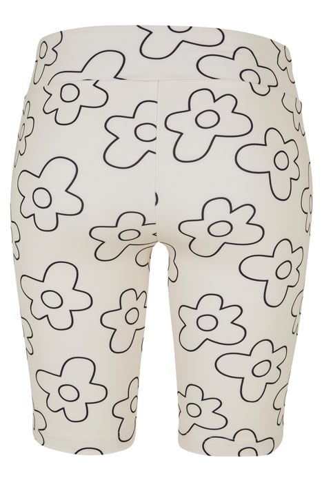 LADIES HIGH WAIST AOP TECH CYCLE SHORTS SOFTSEAGRASSFLOWER 7