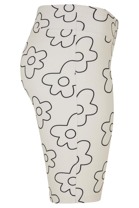 LADIES HIGH WAIST AOP TECH CYCLE SHORTS SOFTSEAGRASSFLOWER 6