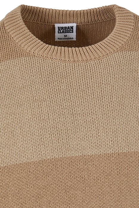 HEAVY OVERSIZED STRIPED SWEATSHIRT WARMSAND/WETSAND 8