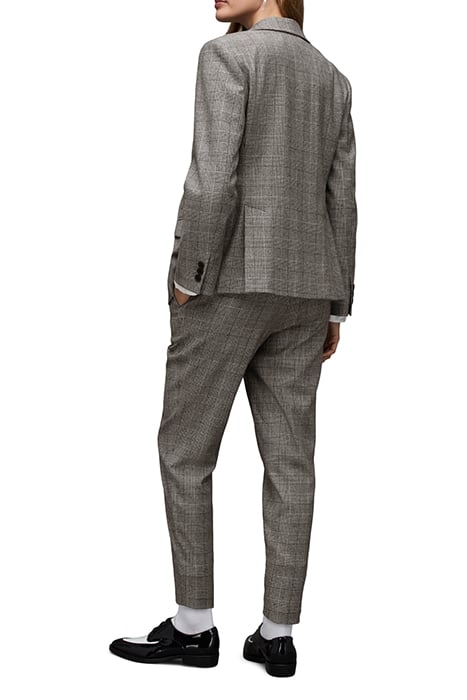 BEA CHECK TROUSER GREY 3