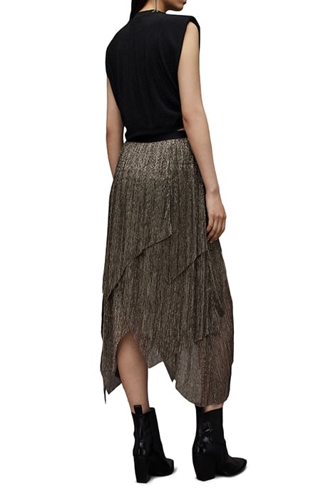 VEENA SKIRT BLACK GOLD 3