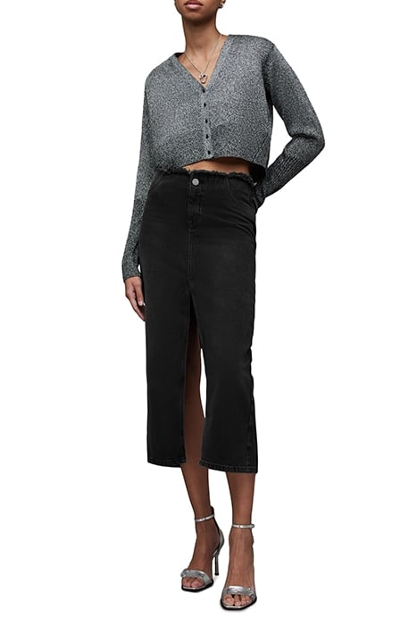 CYRA MAXI SKIRT WASHED BLACK 2