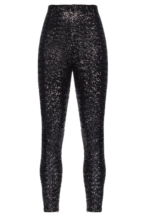 CINEREUS LEGGINGS FULL PAILLET BLACK 4