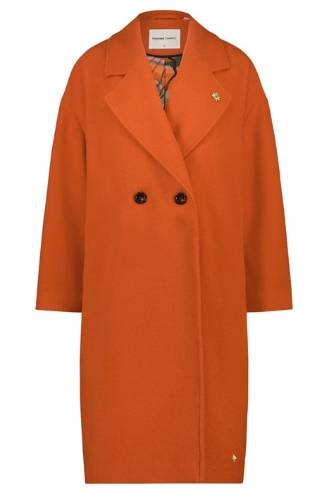 BETH COAT ORANGE LAVA 4