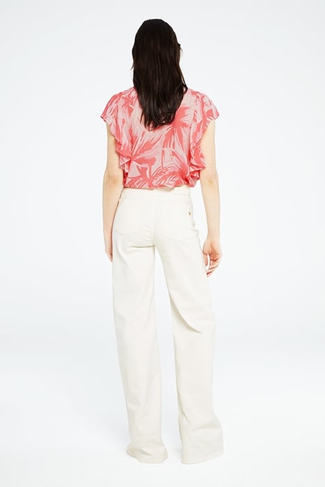 BIBI BLOUSE PINK GRAPEFRUIT/CHAR 3