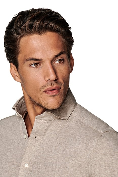 LIGHT BROWN EXTRA SLIM FIT SHIRT LIGHT BROWN 6