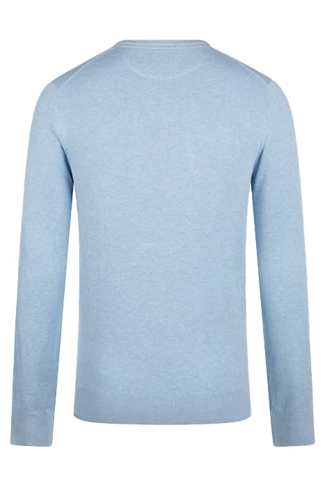 V NECK SWEATER LIGHT BLUE 2
