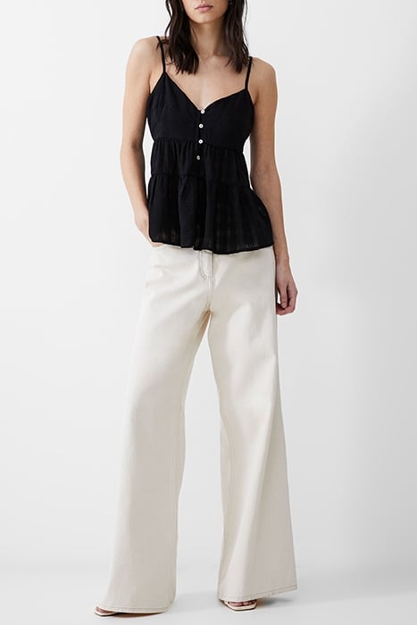 STRAPPY PANELLED CAMI TOP BLACK 2