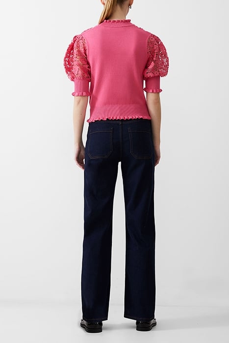 CROCHET MIX KNIT CAMELLIA 3