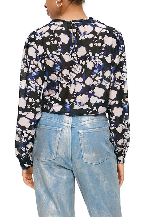 QS FEMALE BLOUSES GREY/BLACK 2