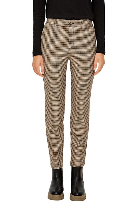 S.OLIVER RLW PANTS GREY/BLACK 1