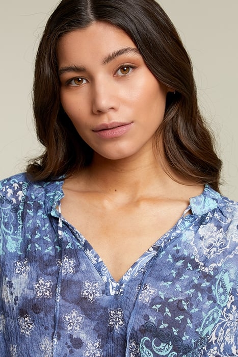 BLUE LOOSE STRINGS SHIRT 5