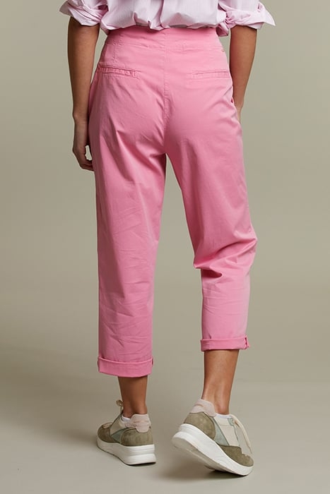 PINK CROPPED COTTON PANTS 2
