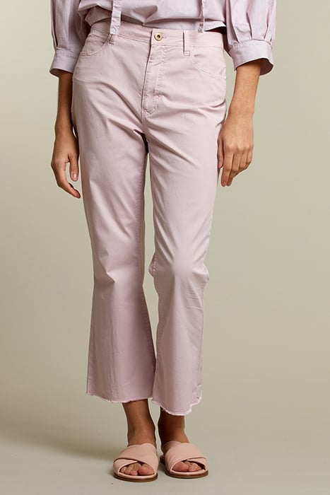 PURPLE CROPPED BOOTCUT PANTS 1