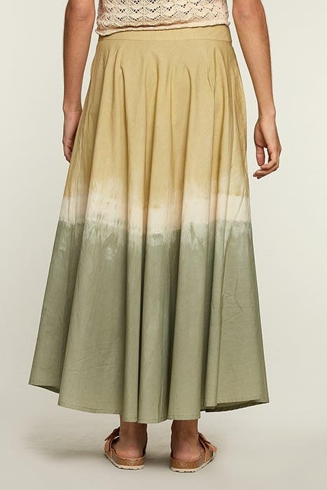 LONG TIE & DYE COTTON SKIRT 2