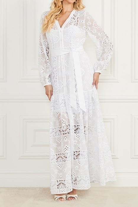 CASSANDRA DRESS TRUE WHITE A000 4