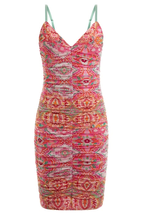 TALITHA MESH DRESS TILE PRINT 4