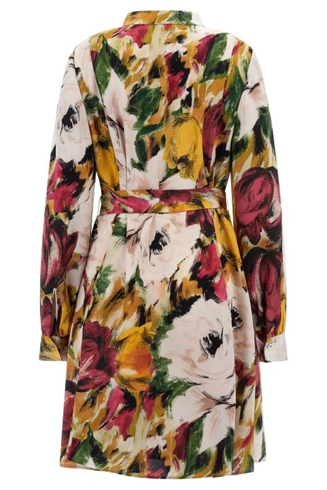 AUTUMN GARDEN LOOSE MINI DRESS PRINT 4