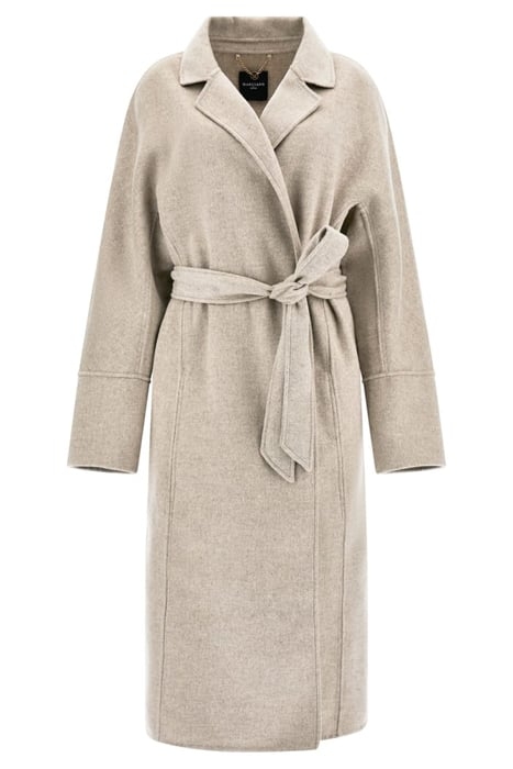 MAXIME LONG COAT LIGHT GREY WRAP MULTI 4