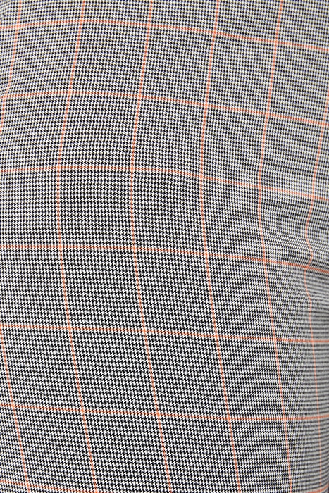 GLEN PLAID KICK FLARE TROUSERS GREEN 7