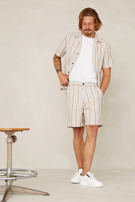 BALDER ECRU HEMP STRIPE 2