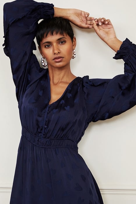 HAZEL DRESS VAINLY NAVY 4