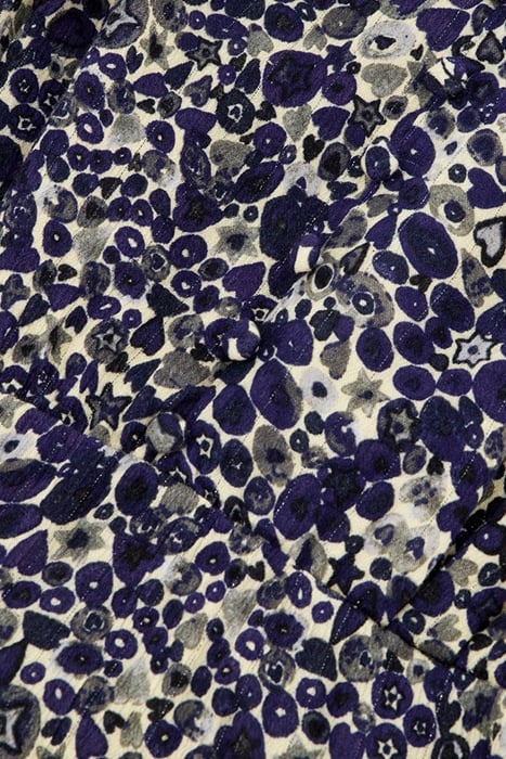 ISABELLA SHORT DRESS CREME BRULEE/BLUE MA 4